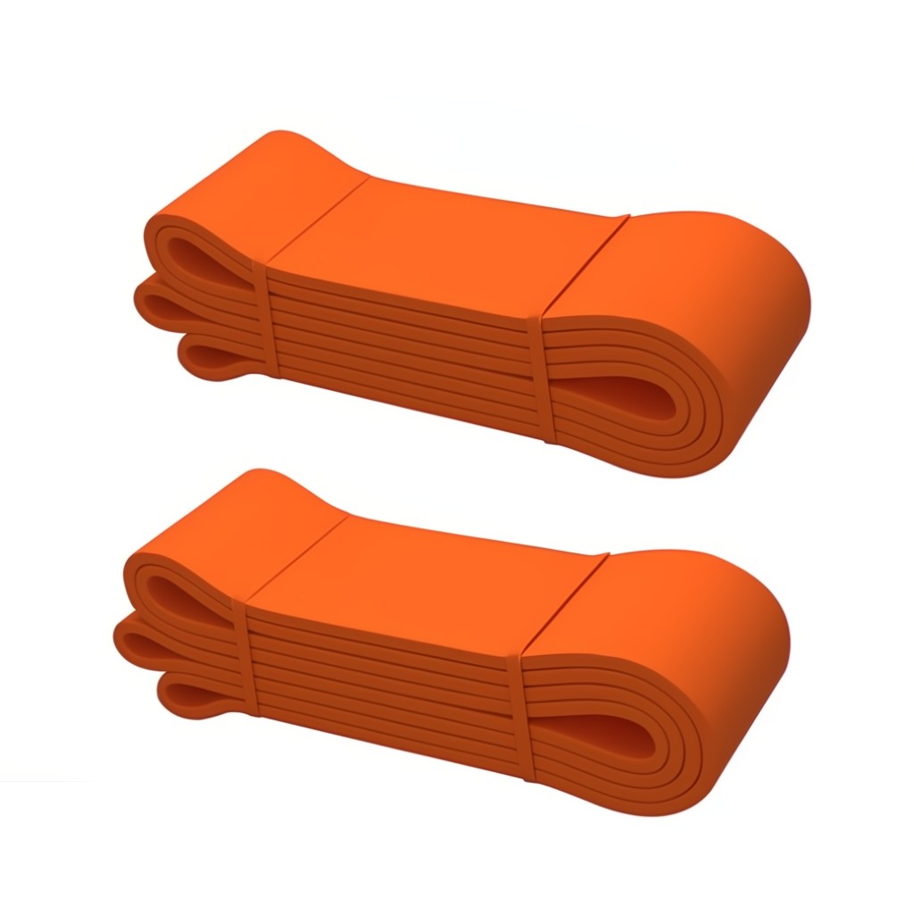 a set of orange resistance bands to buy online.