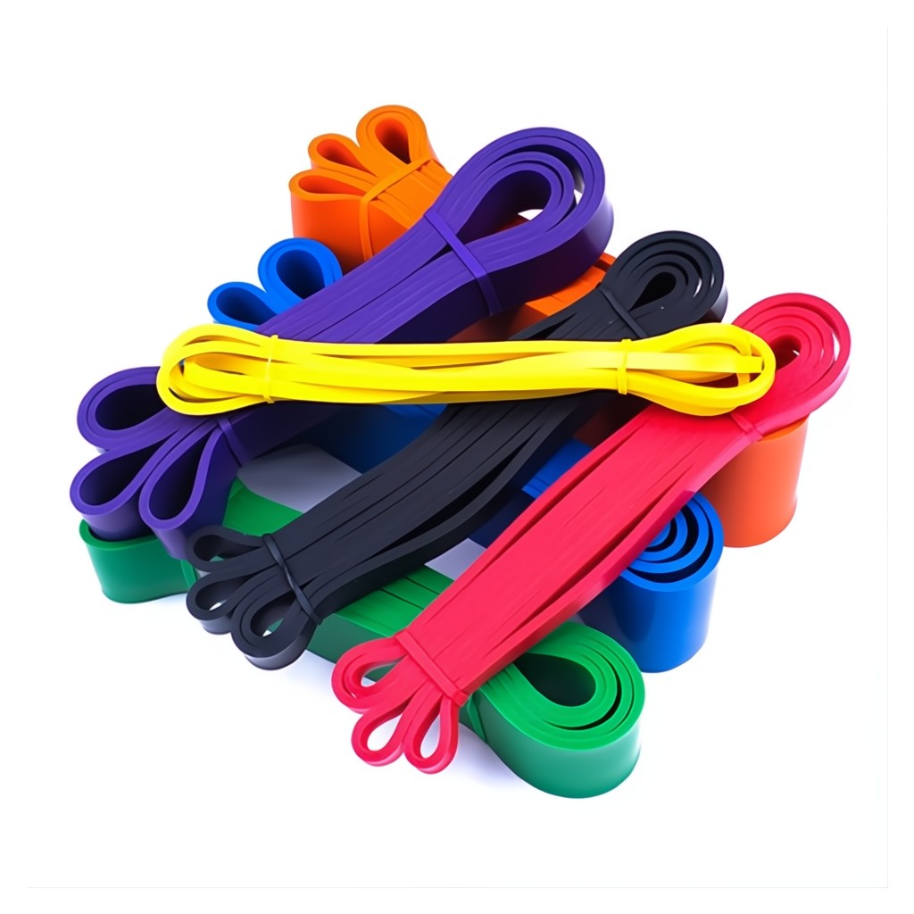 a collection of resistance band sets