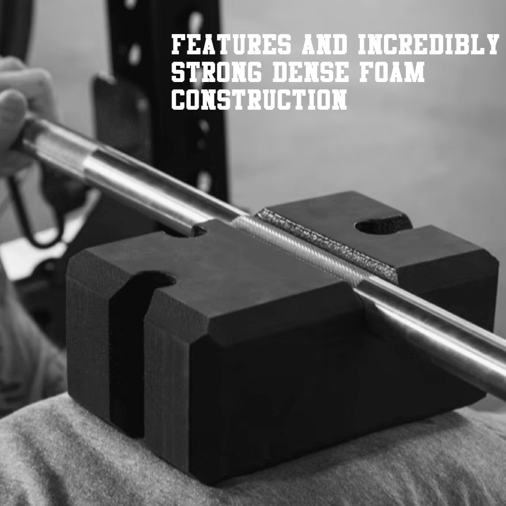 bench block attachment on barbell 3.