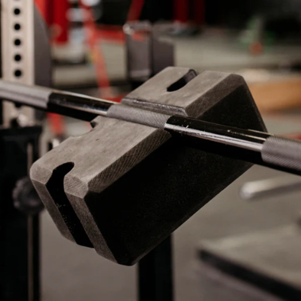 bench block attachment on barbell 1.
