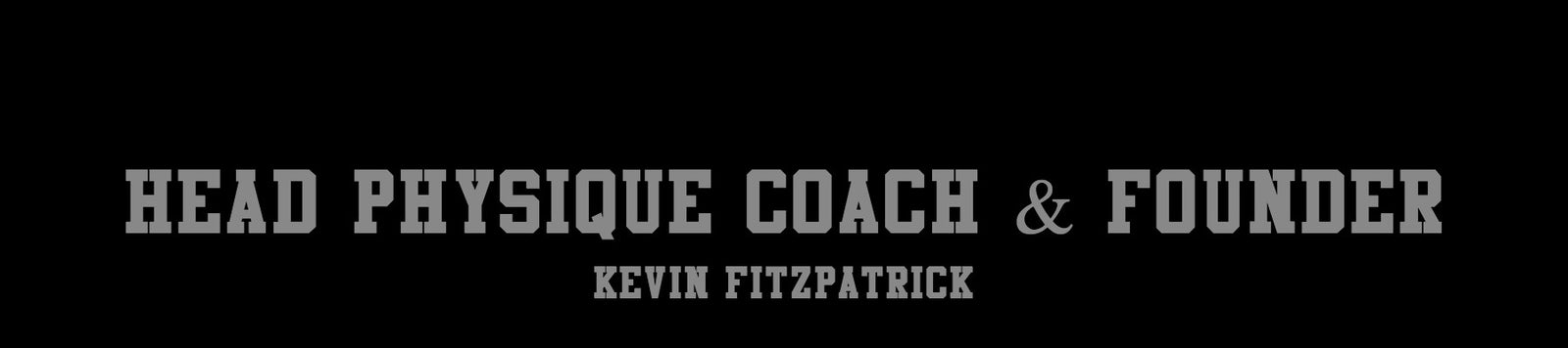 head physique coach and online trainer