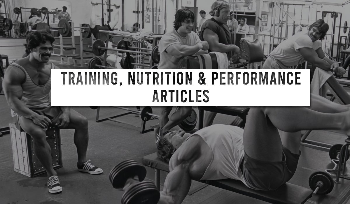old school photograph of arnold schwarzenegger training with friends in venice beach gym